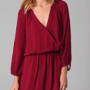 burgundy joie dress